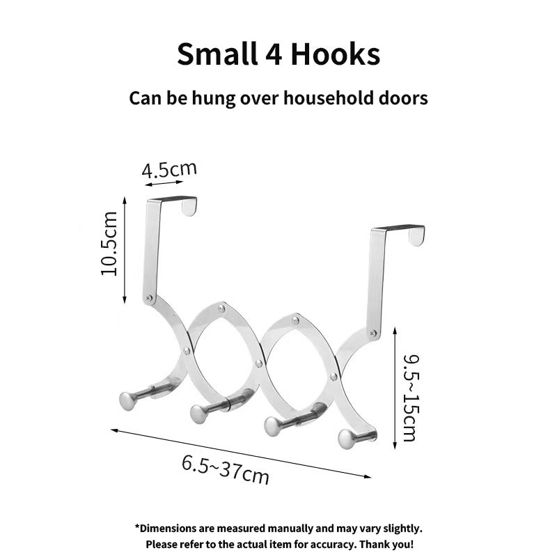 Argent Petit 4 Crochets