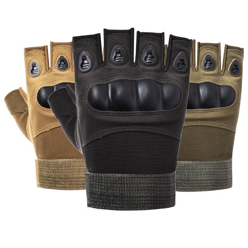 Anti cut Hard Knuckle Half fingers