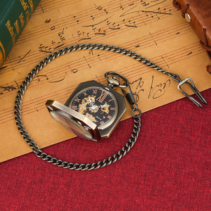 <span class=keywords><strong>Montre</strong></span> de poche vintage steampunk <span class=keywords><strong>à</strong></span> remontage manuel de forme octogonale, <span class=keywords><strong>montre</strong></span> mécanique <span class=keywords><strong>à</strong></span> remontoir avec chaîne, cadeau unique pour <span class=keywords><strong>homme</strong></span> - Product Image 6