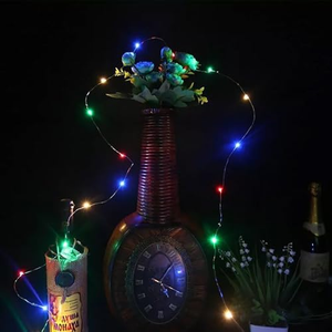 Luces de Navidad LED a Pilas, Guirnalda de Luces de Cobre, 2AA/3AA, Precio al por Mayor para Uso en Interiores y Exteriores, Material Plástico - Product Image 4