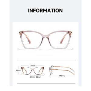 <span class=keywords><strong>27003</strong></span>, venta al por mayor, gafas cuadradas Unisex de gran tamaño, Marco óptico TR +, marco de gafas de Metal, gafas de ordenador antiluz azul de fábrica - Product Image 6