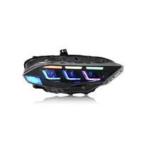 Nouveau design LED phare rvb pour Ford Mustang 2015-2017 2018 - 2022 accessoires de voiture feux avant lampe avant 12v