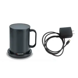 Personally custom Temperature Control Self Heating Electric Mug Vacuum Modern Smart Mug with Bluetooth Stainless Steel SS 304