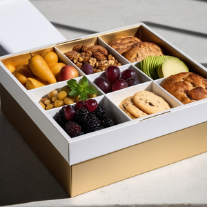 Emballage alimentaire personnalisé pour <span class=keywords><strong>brunch</strong></span>, déjeuner, <span class=keywords><strong>plateau</strong></span> de charcuterie à <span class=keywords><strong>emporter</strong></span>, boîtes à grignoter avec couvercles transparents - Product Image 4