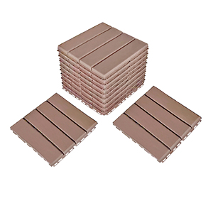 Piastrelle Antiscivolo a Incastro per Esterni, Patio e Terrazze, in Plastica PP, per Pavimenti e Giardini - Product Image 4