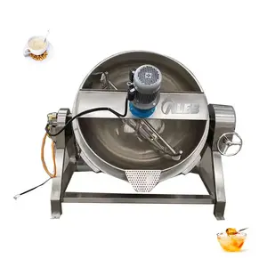 High quality food processor Marmita Industrial small tilting kettle with jacketed kettle with cooking blender