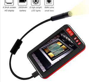 กล้องเอนโดสโคป <span class=keywords><strong>No3</strong></span>- 8มม. พร้อมวิดีโอตรวจสอบด้วยตัวเองหน้าจอสี LCD 4.3นิ้วความละเอียดสูง1080P เซ็นเซอร์ CMOS สไตล์มินิรับประกัน1ปี - Product Image 3