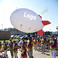 Ballon publicitaire gonflable Zhenmei, dirigeable personnalisé avec logo, ballon à l'hélium pour festivals et campagnes marketing