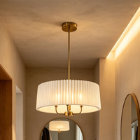 Luminaire suspendu en métal de style unique, rustique, avec base E26/E27, pour la maison, le salon, la salle à manger, lustre décoratif