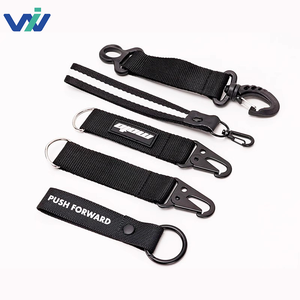 Брелок-карабин для ключей с логотипом футбольной команды НФЛ, тканевый ремешок из полиэстера, с застежкой-«орлиным клювом» - Product Image 6