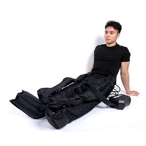 Botas recargables de recuperación de terapia de masaje de aire de compresión de piernas de 12 cámaras con sensor de presión para inflado y desinflado - Product Image 3
