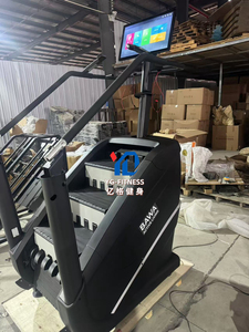 YG -C003-2  Escalier d'entraînement <span class=keywords><strong>cardio</strong></span> WiFi avec écran tactile LCD, vidéo et musique pour équipement de salle de sport à domicile - Product Image 5