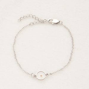 Bracelet à maillons minimaliste en acier inoxydable plaqué or véritable pour femme, bijou de foi <span class=keywords><strong>Graine</strong></span> de moutarde, résistant au ternissement - Product Image 4
