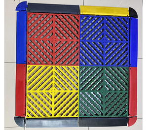 Rejilla de Drenaje Moderna Antideslizante de PP con Sistema de Encaje para Lavado de Autos, Placas de Cubierta para Canales de Drenaje - Product Image 1