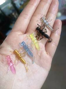 Señuelo artificial suave japonés al por mayor, tipo araña mini, 30cm, 0.16g, micro criatura para Texas Rig y pesca desde orilla - Product Image 1