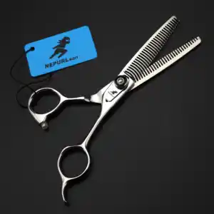 6.0 inch JS 01 genuine JASON hairdressing scissors barber scissors tooth thinning scissors double-sided with teeth