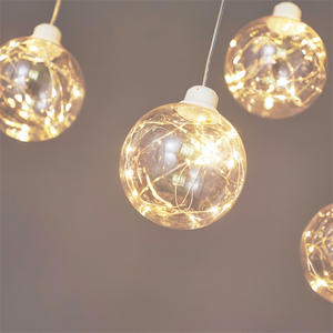 Lampe suspendue en fil de cuivre à 10 têtes de gypsophile, directement de l'usine, pour la décoration de lieux de <span class=keywords><strong>mariage</strong></span> et de festivals - Product Image 5