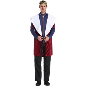 Costume de Roi et de Reine pour Enfants, Taille M-XL, pour Spectacles de Conte de Fées, Fêtes, Cosplay, Halloween, Noël - Product Image 4