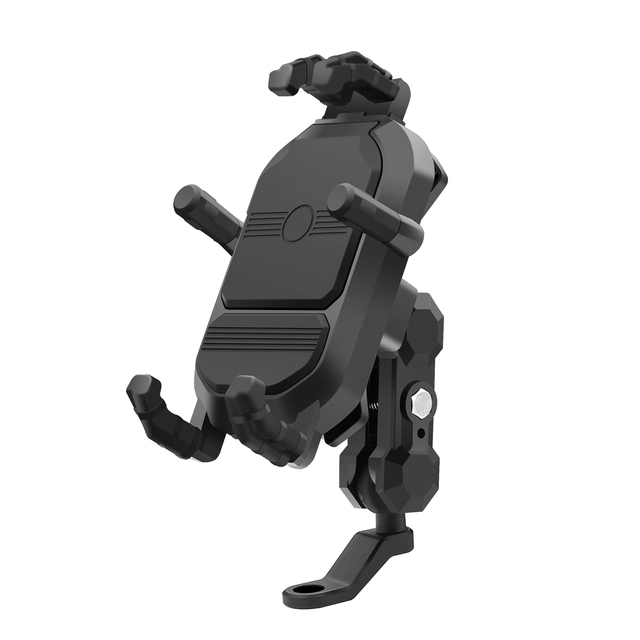Motorcycle Phone Holder With Vibration Dampener Anti-Theft Motorcycle Phone Mount Handlebar Cellphone Holder for Bike Bicycle
