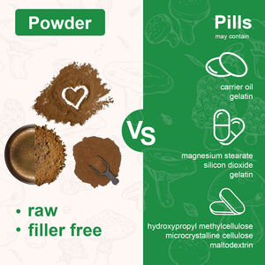 Suplemento Herbal OEM/ODM en Polvo de Champiñones para Café y Smoothies: Melena de León, Cola de Pavo y Reishi para el Sistema Inmunológico - Product Image 4