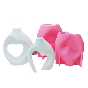 Nouvel arrivage Pot de fleurs en silicone, inspiration nordique, décoration d'intérieur, vase <span class=keywords><strong>pour</strong></span> béton, plâtre, céramique, outils <span class=keywords><strong>pour</strong></span> gâteaux - Product Image 2