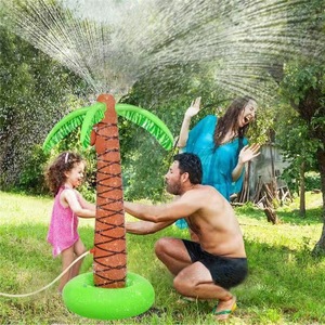 Inflatable Water <b>Spraying</b> <b>Coconut</b> Tree PVC Outdoor Lawn Water Play Toy For Kids Family Summer Fun - Product Image 3