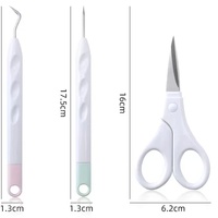 Kit d'outils de désherbage de précision antistatique YS pour vinyle, 6 pièces, pour machines de découpe Cricut et Silhouette, outils d'artisanat HTV pour autocollants et décalcomanies