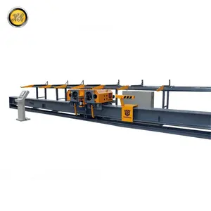 High Speed CNC Vertical Steel Bar Double Head Bending Center / Vertical Machine with Two Bender HRGW10-32