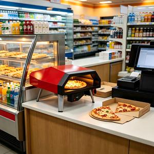 Four à gaz multifonctionnel Chef Prosentials pour la cuisson de pizzas, gâteaux, pains et croissants, pour usage domestique et commercial - Product Image 6