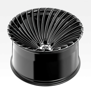 ล้อแม็กซ์ XINLAI รุ่นใหม่สีดำแบบ Turbine Monoblock ผลิตจากอะลูมิเนียมอัลลอยด์ฟอร์จ ขนาด 18-24 นิ้ว 5x112 5x114.3 5x120 ดีไซน์เว้า - Product Image 3