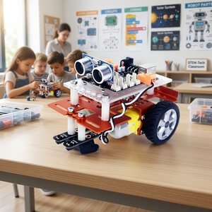 WEEEMAKE Mars Rover Kit de robot éducatif Fun & Educational Maker Boardtoy Kits de robotique pour les enfants - Product Image 1