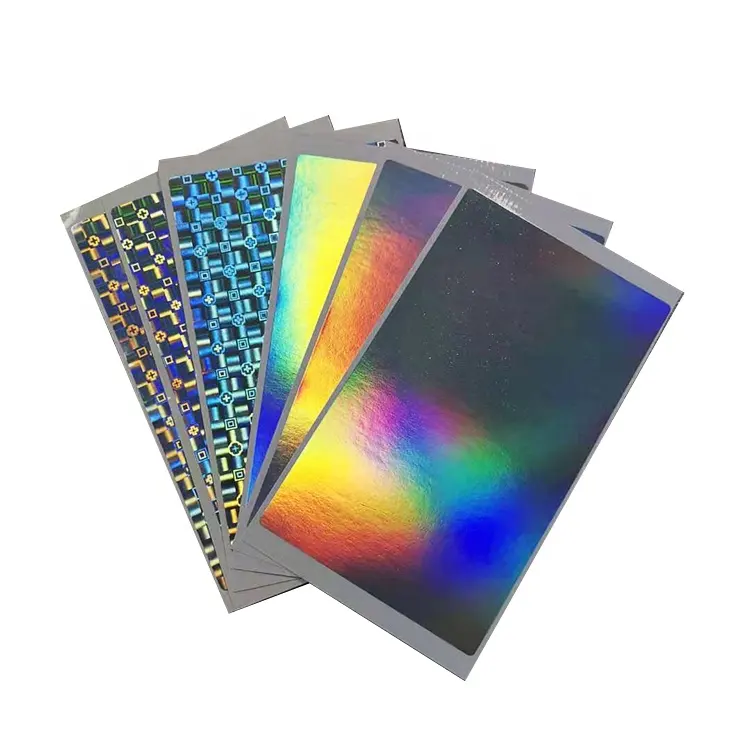 Fornecer impressão privada lisa holograma etiquetas papel