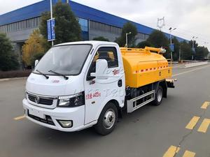 รถดูดสิ่งปฏิกูลแบบรวมระบบฉีดน้ำแรงดันสูง DFAC 3000L แบบ 2 เพลา 95 แรงม้า สำหรับสถานที่เข้าถึงจำกัด ใช้สำหรับกำจัดของเสียในห้องน้ำเคลื่อนที่  แบบกำหนดเองได้ - Product Image 5
