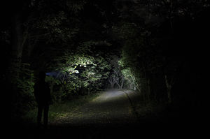 Professional 575Lumen <b>LED</b> <b>Flashlight</b> Focus Control AA Battery IP67 Waterproof Drop-Proof Adjustable Beam 200-300M Beam Distance - Product Image 5