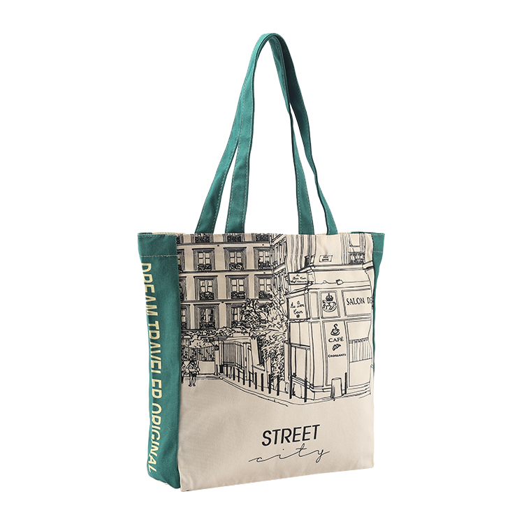 Custom Logo Eco Friendly Reusable Durable Shopping bag Cotton Canvas tote Bag