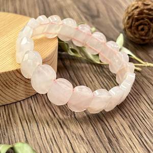 Bracelet en pierre naturelle avec perles de verre colorées, pierre de naissance, avantages professionnels, logo personnalisé, gestionnaire de compte dédié - Product Image 5
