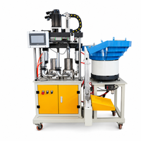 Machine de remplissage robuste 5-30 pièces/min pour l'air et les produits de scellement, en acier inoxydable, pour usines de produits d'étanchéité, machine flexible