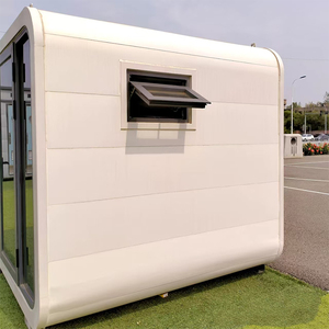 Mini contenedor de casa prefabricada modular personalizado de fábrica, casas de vaina prefabricadas de Apple Home de bajo costo para centro comercial, panel sándwich de hotel - Product Image 3