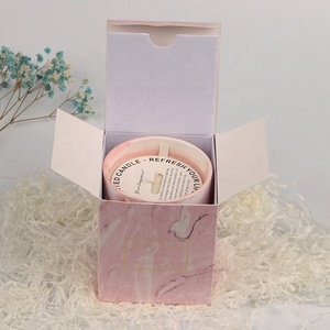 Tasse nordique en céramique de marbre brûlant bougies parfumées <span class=keywords><strong>bougie</strong></span> de cire de soja <span class=keywords><strong>comestible</strong></span> fraîche naturelle - Product Image 2