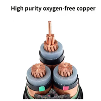 Cable de Potencia VV/VAV de 26/35kV, ISO9001, para Acero Blindado, Cobre, Resistente a los Rayos UV/Al Agua, Aislamiento de PVC, Alta Tensión, para Construcción