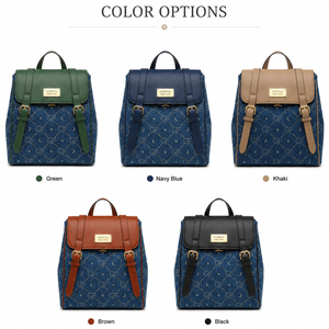 กระเ<span class=keywords><strong>ป</strong></span>๋าเป้สะพายหลังกันขโมย Avant Garde Denim พร้อมแผงโซลาร์เซลล์สำหรับฟังเพลง ลายโลโก้รู<span class=keywords><strong>ป</strong></span>ตาโลหะสไตล์ศิล<span class=keywords><strong>ป</strong></span>ะ สำหรับผู้หญิง ความจุขนาดใหญ่ สไตล์โบฮีเมียน - Product Image 5