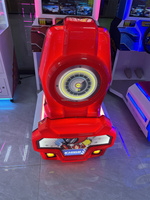 Machine de jeu de course à monnayeur pour enfants Rouge et Bleu