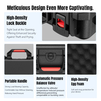 Kotak Pelindung Keras Multifungsi Tahan Air IP67 dari Bahan ABS untuk DJI Mini 4/5 Pro |   Casing Anti Ledakan, Anti Guncangan, dan Anti Debu