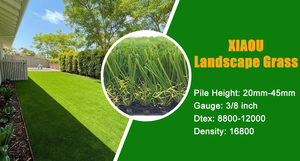 Hot Style Remises Ornement Usine Stable et Fiable Qualité Synthétique Pelouse Paysage Herbe 20MM 25MM 30MM 35MM 40MM - Product Image 2