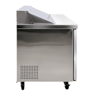 Mesa Refrigerada Comercial de Acero Inoxidable para Preparación de Ensaladas, Sándwiches y Pizzas - Product Image 4