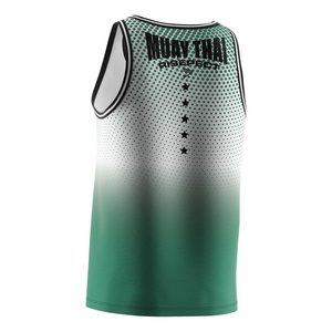 เสื้อกีฬา Odm ระบายอากาศได้ดี ลายพรางมวยไทย เสื้อยืดออกกำลังกาย เสื้อกล้ามสำหรับเทรนเนอร์มวย - Product Image 4