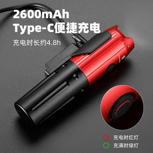 Lampe de vélo Cantdo 450 lumens, phare avant LED rechargeable, étanche IPX4, en alliage d'aluminium avec support pour le cyclisme - Product Image 3