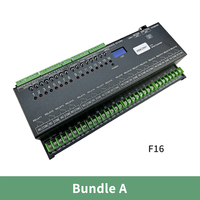 Contrôleur de relais intelligent KinCony F16 16 canaux sur rail DIN ESP32 Tuya WiFi RJ45 Ethernet 16A Entrée numérique analogique RS485 CN
