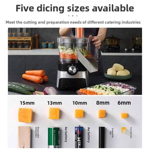 Machine à découper les légumes, coupe-carottes commercial, trancheuse à fruits, déchiqueteuse de pommes de terre, coupe-légumes électrique, modèle JS-605 - Product Image 4