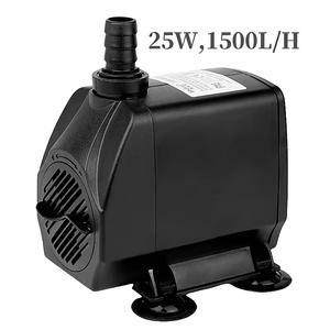 Bomba de Agua para Jardín de 25 W, Bomba de Fuente para Acuario, Bomba de Agua Sumergible Ajustable de 1000 LPH para Acuario - Product Image 1